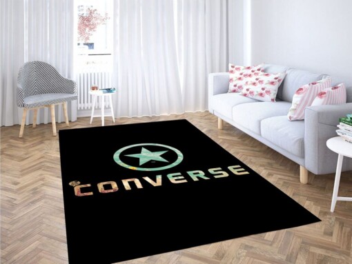 Converse Wallpaper Living Room Modern Carpet Rug