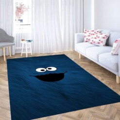 Cookie Monster Living Room Modern Carpet Rug