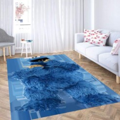 Cookie Monster Wallpaper Carpet Rug