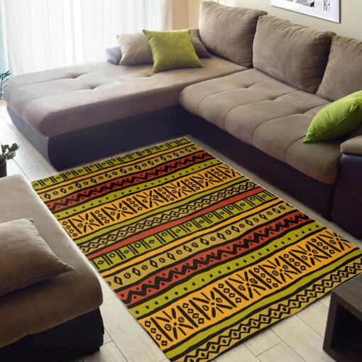 Cool African American Awesome Afrocentric Art Style Area Themed Home Rug