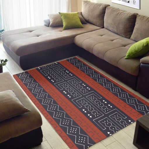 Cool African American Colorful Afrocentric Pattern Art Style Floor Inspired Home Rug