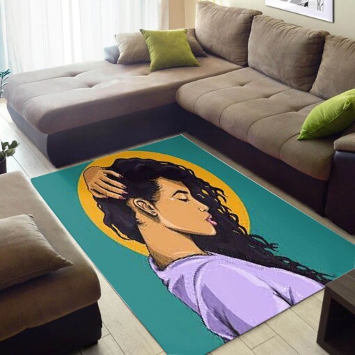 Cool African American Cute Themed Queen Carpet Inspired Home Rug