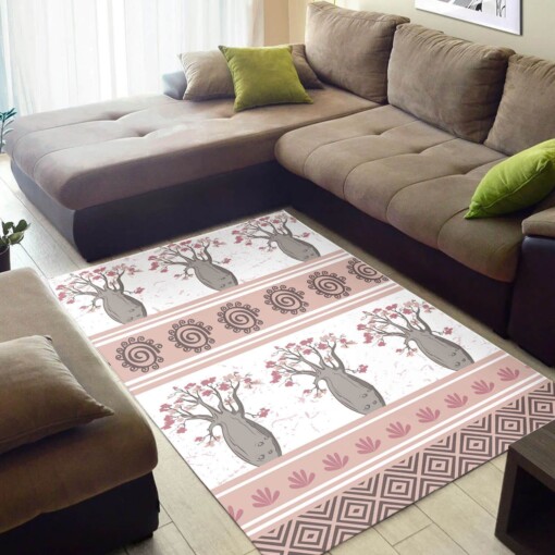 Cool African Nice Afrocentric Ethnic Seamless Pattern Large Carpet Style Rug