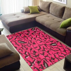 Cool African Retro American Black Art Ethnic Seamless Pattern Carpet Inspired Living Room Rug