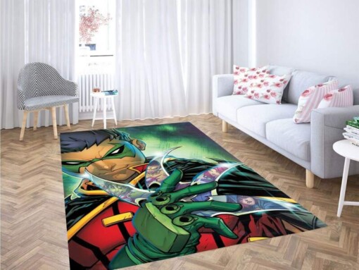 Cool Robin Dc Comics Carpet Rug