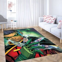 Cool Robin Dc Comics Living Room Modern Carpet Rug