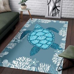 Coral Turtle Limited Edition Rug