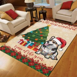 Corgi Christmas Limited Edition Rug