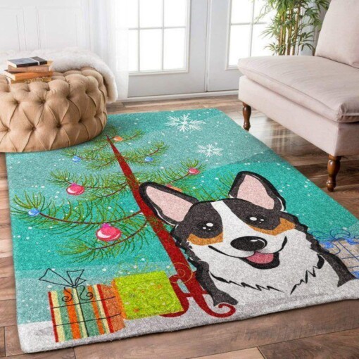 Corgi Christmas Limited Edition Rug