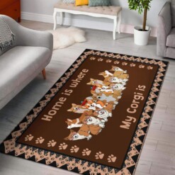 Corgi Limited Edition Rug