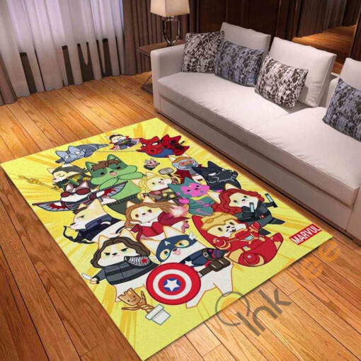 Corgi Marvel Area Rug