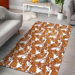 Corgi Multi Pattern Print Area Limited Edition Rug