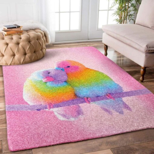 Couple Parrot Limited Edition Rug