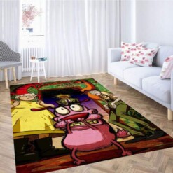 Courage The Cowardly Dog Socks Carpet Rug