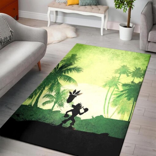 Crash Bandicoot Rug Custom Size And Printing