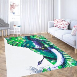 Crayon Elephant Living Room Modern Carpet Rug
