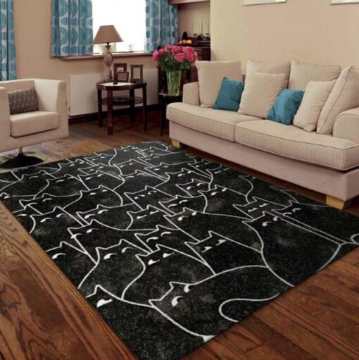 Crazy Cat Rectangle Limited Edition Rug