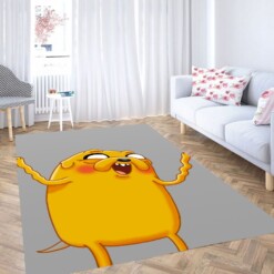 Crazy Face Jack Adventure Time Carpet Rug