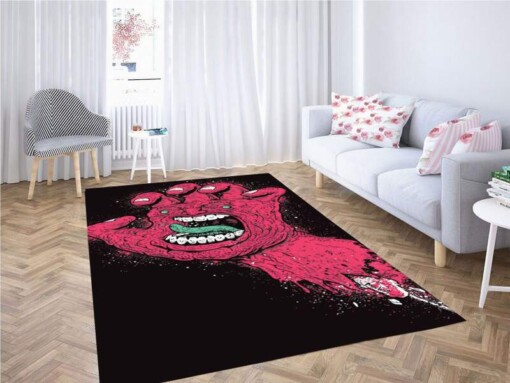 Crazy Hand Wallpaper Carpet Rug