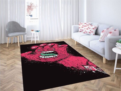 Crazy Hand Wallpaper Living Room Modern Carpet Rug