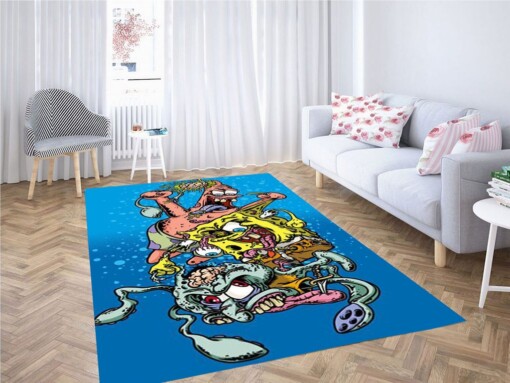 Crazy Sponge Living Room Modern Carpet Rug