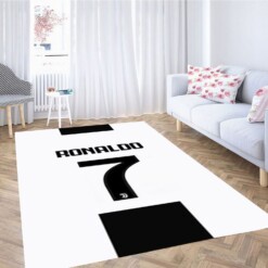 Cristiano Ronaldo Juve Wallpaper Carpet Rug