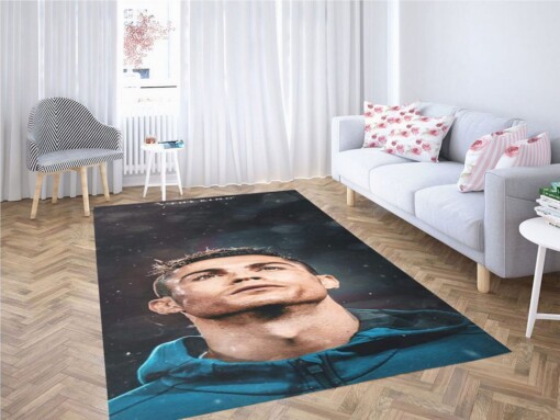 Cristiano Ronaldo Living Room Modern Carpet Rug