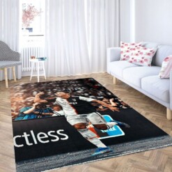 Cristiano Ronaldo Wallpaper Living Room Modern Carpet Rug