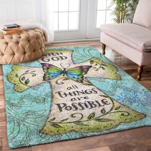 Cross Butterfly Limited Edition Rug