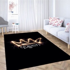 Crown Wallpaper Living Room Modern Carpet Rug
