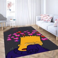 Cry Simpson Wallpaper Living Room Modern Carpet Rug