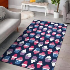 Cupcake Pattern Print Design Limited Edition Rug