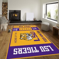 Customizable Lsu Tigers Rug  Custom Size And Printing