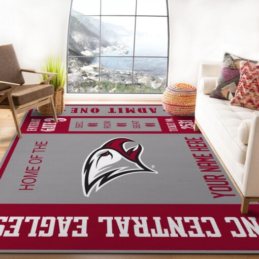 Customizable Nc Central Eagles Rug  Custom Size And Printing