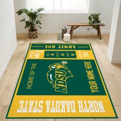 Customizable North Dakota Rug  Custom Size And Printing