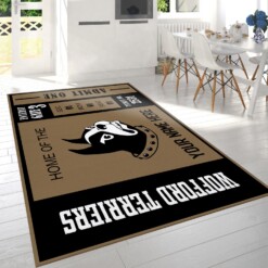 Customizable Wofford Terriers Rug  Custom Size And Printing