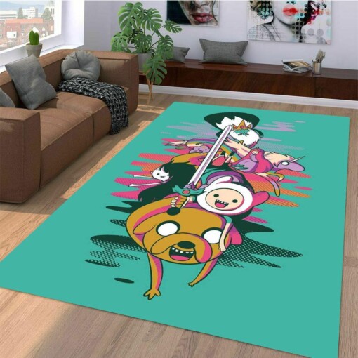 Cute Adventure Time Area Limited Edition Rug
