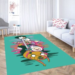 Cute Adventure Time Carpet Rug