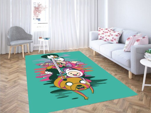 Cute Adventure Time Carpet Rug