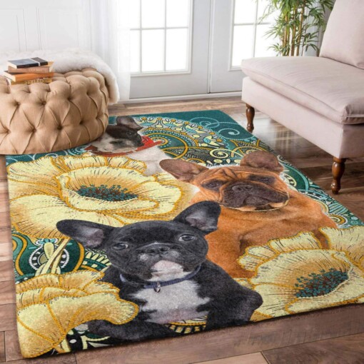 Cute Bulldog Limited Edition Rug