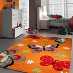 Cute Butterfly Rectangle Limited Edition Rug