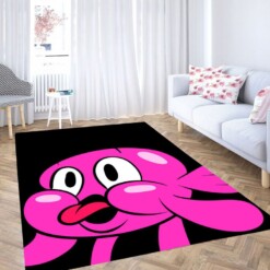 Cute Character Cartoon Network Living Room Modern Carpet Rug