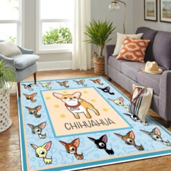 Cute Chihuahua Mk Carpet Area Rug