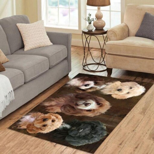 Cute Cockapoo Rectangle Limited Edition Rug