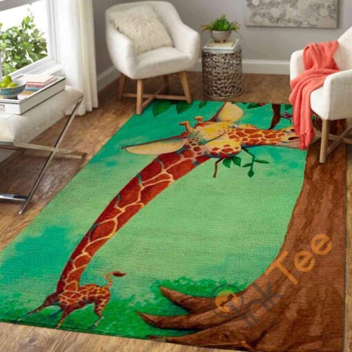 Cute Giraffe Area Rug