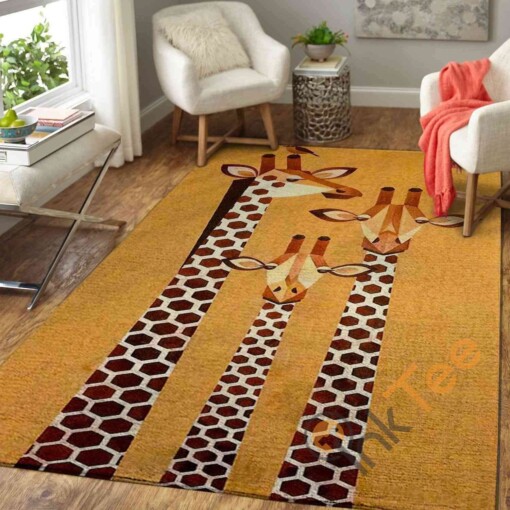 Cute Giraffes Area Rug