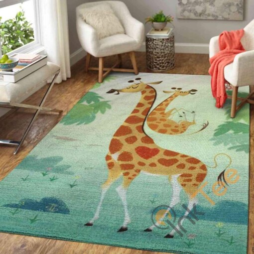 Cute Giraffes Area Rug