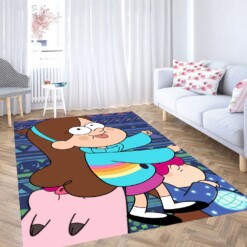Cute Mabel Gravity Falls Carpet Rug