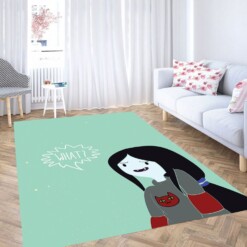 Cute Marceline Adventure Time Carpet Rug