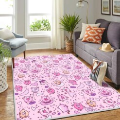 Cute Pig Pink Mk Carpet Area Rug